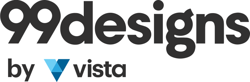 99designs Academy logo with a modern design. 99designs Academy is a platform that offers resources and courses for designers and entrepreneurs. The background is plain white, creating a clean and focused learning environment.