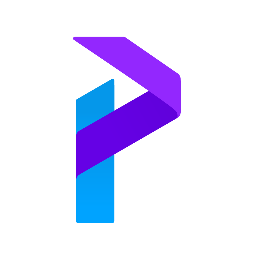 Programiz logo with blue and green stylized P symbol. Programiz offers beginner-friendly coding tutorials and interactive learning for languages such as Python, C, and Java. The background is plain white, creating a welcoming and educational environment.