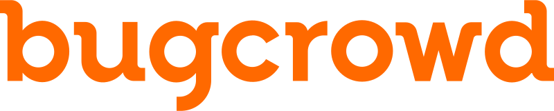 Bugcrowd logo with a modern design. Bugcrowd is a platform that offers online courses and resources for cybersecurity and ethical hacking. The background is plain white, creating a clean and focused learning environment.
