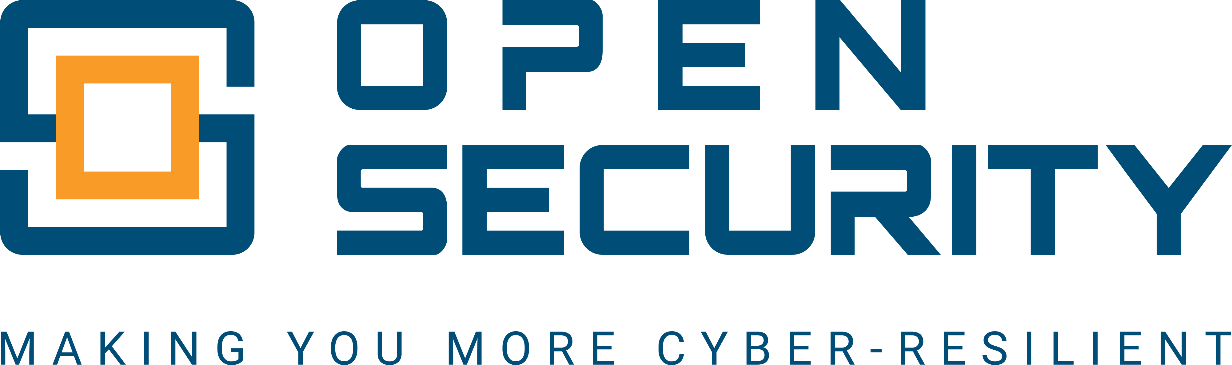 Open Security Training logo with a modern design. Open Security Training is a platform that offers online courses and resources for cybersecurity and IT security. The background is plain white, creating a clean and focused learning environment.