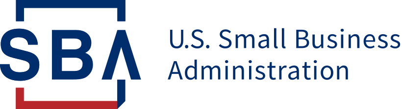 Small Business Administration logo with a modern design. The Small Business Administration is a U.S. government agency that provides support to small businesses through resources, training, and funding opportunities. The background is plain white, creating a clean and focused learning environment.