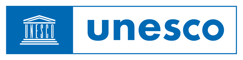 AI Ethics Guidelines (UNESCO) logo with stylized design. AI Ethics Guidelines by UNESCO provides a framework for the ethical development and use of AI technologies. The background is plain white, creating a professional and educational atmosphere.